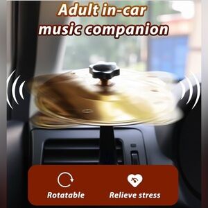 Easy Clip-On Mini Cymbal for Car - Make Driving Fun BRAND NEW  copy